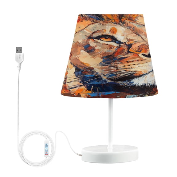 YAZAOO Table Lamp Creative Resilient Gaze Pattern Simple Pattern Night Light