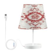 BZSMCE Table Lamp Creative Rose Garden Elegance Pattern Simple Pattern Night Light