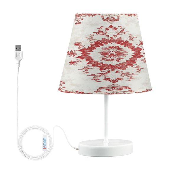 BZSMCE Table Lamp Creative Rose Garden Elegance Pattern Simple Pattern Night Light