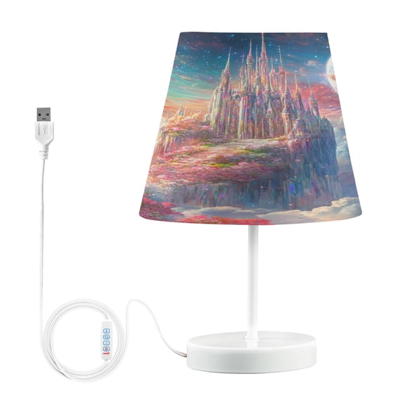 YAZAOO Table Lamp Creative Shimmering Sanctuary Pattern Simple Pattern Night Light