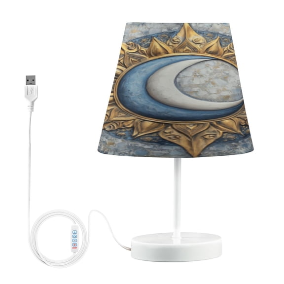 BZSMCE Table Lamp Creative Solar Embrace Pattern Simple Pattern Night Light