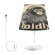 BZSMCE Table Lamp Creative Space Monkey Printing Simple Pattern Night Light
