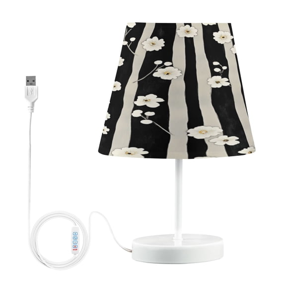 BZSMCE Table Lamp Creative Springtime Blossom Pattern Pattern Simple Pattern Night Light