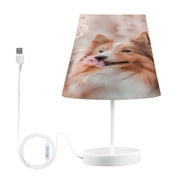 BZSMCE Table Lamp Creative Springtime Friendship Pattern Simple Pattern Night Light