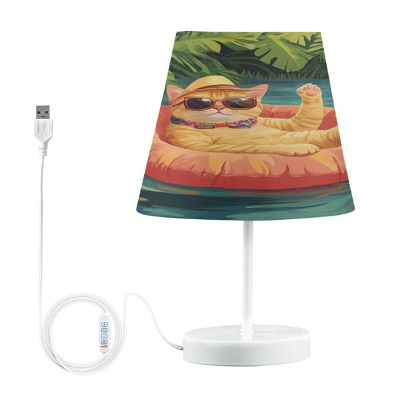 BZSMCE Table Lamp Creative Sunshine & Waves Pattern Simple Pattern Night Light