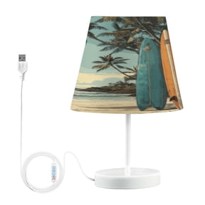 BZSMCE Table Lamp Creative Surf Buddy Pattern Simple Pattern Night Light