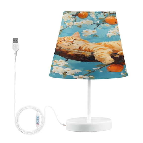 YAZAOO Table Lamp Creative Sweet Dreams in Citrus Pattern Simple Pattern Night Light