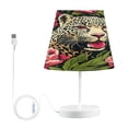 thumbnail image 1 of YAZAOO Table Lamp Creative The Colorful Confident Leopard Pattern Simple Pattern Night Light, 1 of 8
