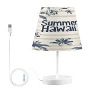 BZSMCE Table Lamp Creative Tropical Vibes Pattern Simple Pattern Night Light
