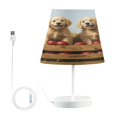 thumbnail image 1 of BZSMCE Table Lamp Creative Two Puppies in Orchard Simple Pattern Night Light, 1 of 8