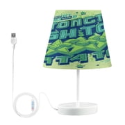 BZSMCE Table Lamp Creative Urban Vibe Pattern Simple Pattern Night Light
