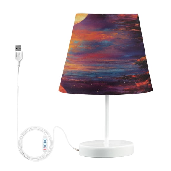 YAZAOO Table Lamp Creative Vibrant Panda Express Pattern Simple Pattern Night Light
