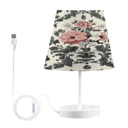 YAZAOO Table Lamp Creative Vintage Romance Pattern Simple Pattern Night Light