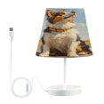 thumbnail image 1 of BZSMCE Table Lamp Creative Watercolor Dog Painting Simple Pattern Night Light, 1 of 8