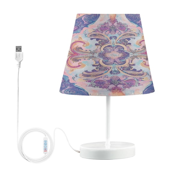 YAZAOO Table Lamp Creative Whimsical Harmony Pattern Simple Pattern Night Light