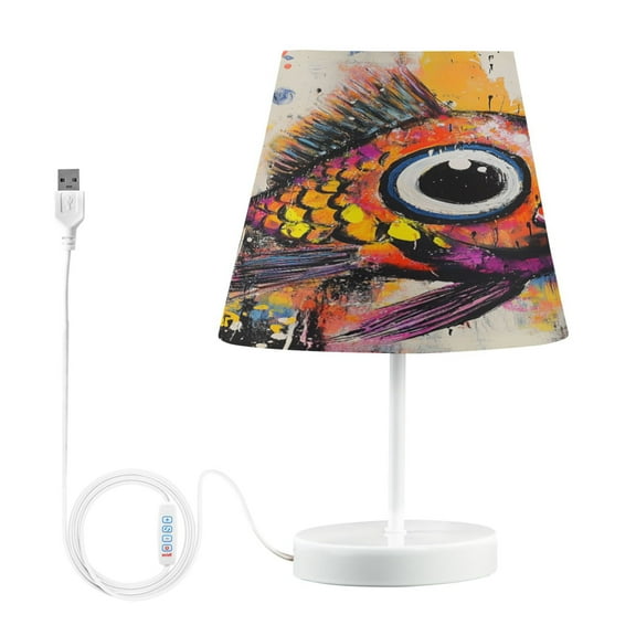 YAZAOO Table Lamp Creative Whimsical Wonder Pattern Simple Pattern Night Light