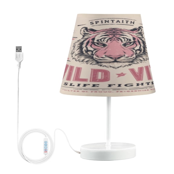 BZSMCE Table Lamp Creative Wild Spirit Pattern Simple Pattern Night Light