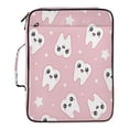 thumbnail image 1 of BZSMCE Teeth Glitter Stars Pattern Water-Resistant Filing Folder Binder Organizer Keeper 1.2 Inch 3-Ring 7-Pocket Expanding File, 1 of 7