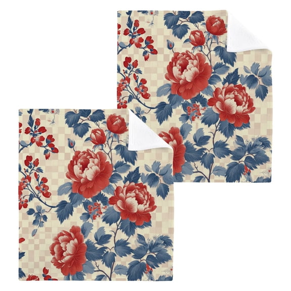 BZSMCE Towel Cotton Face Towel Soft Hand Towels Fashion 0_0 (2) Pattern