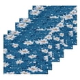 thumbnail image 1 of BZSMCE Towel Cotton Face Towel Soft Hand Towels Fashion Azure Floral Serenity Pattern, 1 of 9