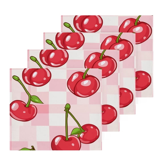 BZSMCE Towel Cotton Face Towel Soft Hand Towels Fashion Cherry Charm Pattern