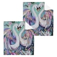 thumbnail image 1 of BZSMCE Towel Cotton Face Towel Soft Hand Towels Fashion Elegant Swans Of Spring Pattern, 1 of 9