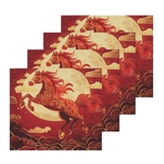 BZSMCE Towel Cotton Face Towel Soft Hand Towels Fashion Mystical Moon Horse Pattern