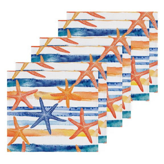 BZSMCE Towel Cotton Face Towel Soft Hand Towels Fashion Ocean's Embrace Pattern
