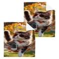thumbnail image 1 of BZSMCE Towel Cotton Face Towel Soft Hand Towels Fashion Sunglass Cat’s Pattern, 1 of 9