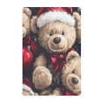 thumbnail image 1 of BZSMCE Ultra Soft Fitted Microfiber Crib Sheets for Newborn Baby Boys Girls Bears Christmas Ornaments Design Cute Pattern, 1 of 8