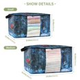 thumbnail image 1 of BZSMCE Under Bed Storage Bags With Reinforced Handles Red Rose Painting Underbed Storage, 1 of 7