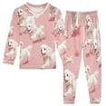 thumbnail image 1 of BZSMCE Unisex Pajama Set Snug-Fit Cotton Sleepwear Joyful Paws Printed, 1 of 7