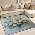 thumbnail image 1 of BZSMCE Vintage Area Rugs Beautiful Blush Roses Creative Area For Home, 1 of 7