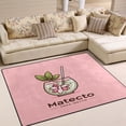 thumbnail image 1 of BZSMCE Vintage Area Rugs Matteco Drink Creative Area For Home, 1 of 7