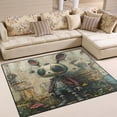 thumbnail image 1 of BZSMCE Vintage Area Rugs Mouse Robot Creative Area For Home, 1 of 7