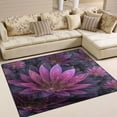 thumbnail image 1 of BZSMCE Vintage Area Rugs Mystic Purple Lotus Creative Area For Home, 1 of 7