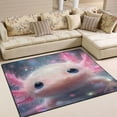 thumbnail image 1 of BZSMCE Vintage Area Rugs Pink Axolotl Glow Creative Area For Home, 1 of 7