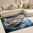 thumbnail image 1 of BZSMCE Vintage Area Rugs Tiger Art Creative Area For Home, 1 of 7