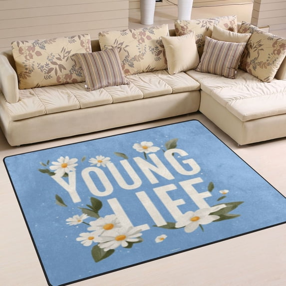BZSMCE Vintage Area Rugs Young Life Creative Area For Home