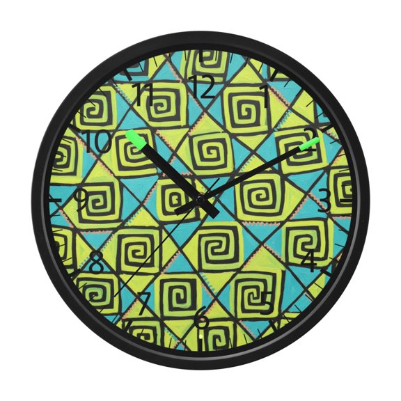 BZSMCE Voice Activated LED Night 12in Clock 12in Clock with 324 (42) Pattern