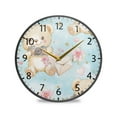 thumbnail image 1 of BZSMCE Wall Clock Acrylic Size：9.5*9.5in/11.9*11.9in Bear Moments Design Pattern Clock, 1 of 10