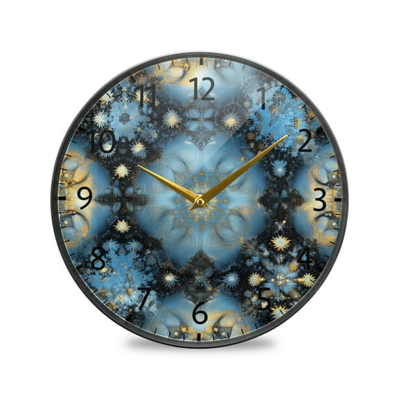 BZSMCE Wall Clock Acrylic Size：9.5*9.5in/11.9*11.9in Celestial Patterns Design Pattern Clock