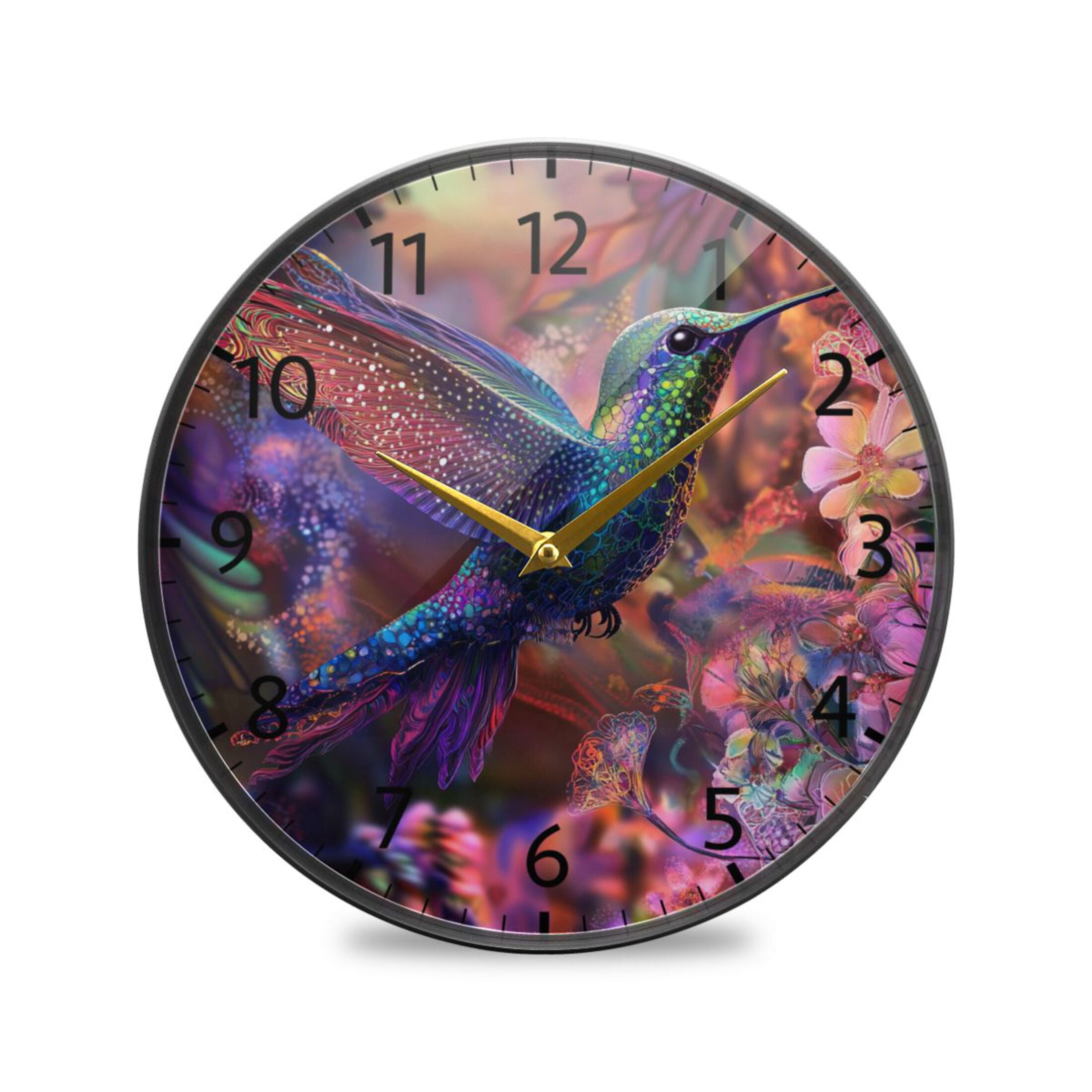BZSMCE Wall Clock Acrylic Size：9.5*9.5in/11.9*11.9in Galactic ...