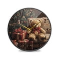thumbnail image 1 of BZSMCE Wall Clock Acrylic Size：9.5*9.5in/11.9*11.9in Holiday Teddy Moments Design Pattern Clock, 1 of 10