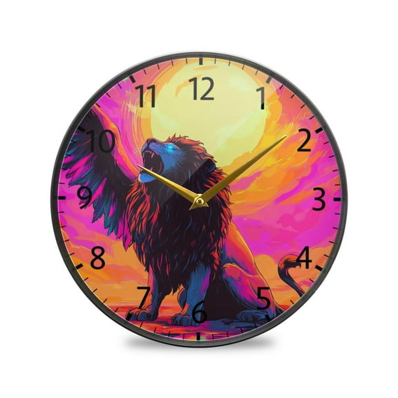 BZSMCE Wall Clock Acrylic Size:9.5*9.5in/11.9*11.9in Majestic Dreamer Design Pattern Clock