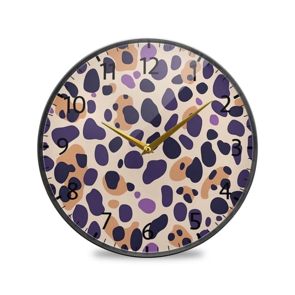 BZSMCE Wall Clock Acrylic Size：9.5*9.5in/11.9*11.9in Spots Of Charm Design Pattern Clock