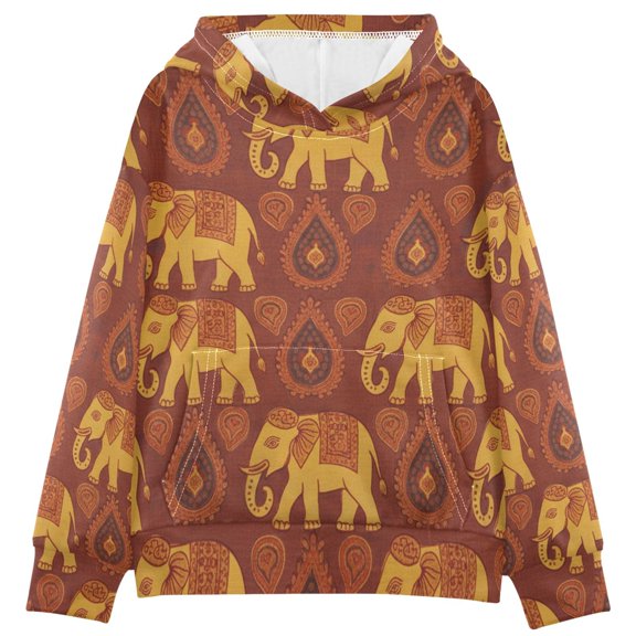 BZSMCE We(624) Print Hoodie Casual Pullover Sweatshirt With Kangaroo Pocket