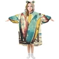 thumbnail image 1 of BZSMCE Wearable Blanket Hoodie Fashion Beach Vibes Home Wear, 1 of 7