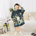thumbnail image 1 of BZSMCE Wearable Blanket Hoodie Fashion Cat in Flower Field Home Wear, 1 of 7