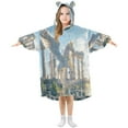 thumbnail image 1 of BZSMCE Wearable Blanket Hoodie Fashion Legendary Pegasus Home Wear, 1 of 7